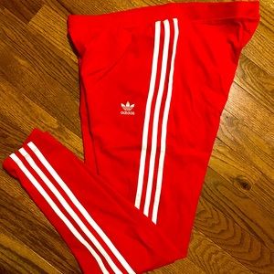 Adidas Red Leggings